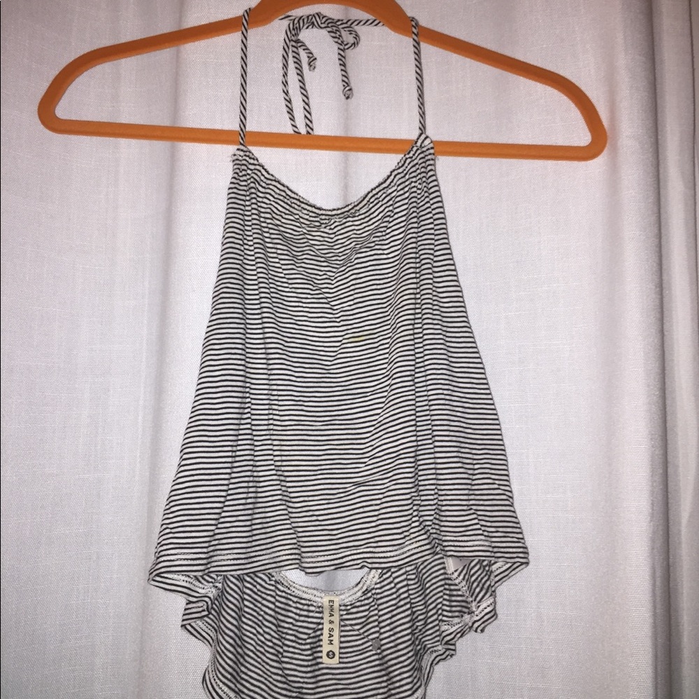 LF Striped Halter Top